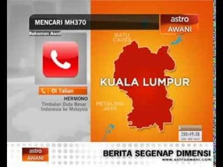 MH370: Reaksi timbalan duta besar Indonesia ke Malaysia