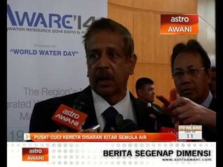 Pusat cuci kereta disaran kitar semula air