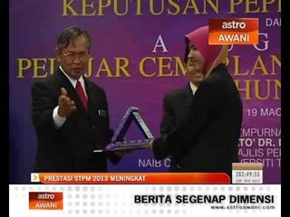 Prestasi STPM 2013 meningkat