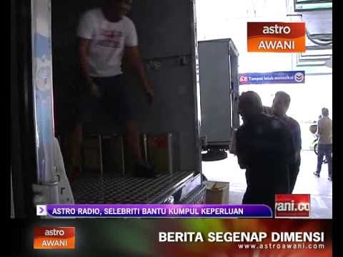 Astro radio, selebriti bantu kumpul keperluan mangsa banjir