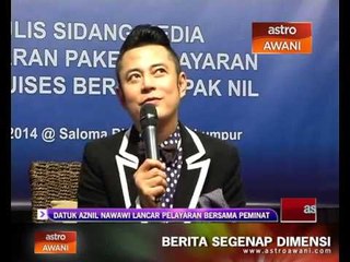 Datuk Aznil Nawawi lancar pelayaran bersama peminat