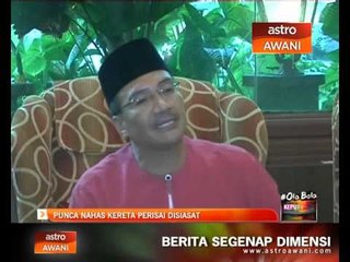 Download Video: Punca nahas kereta perisai disiasat