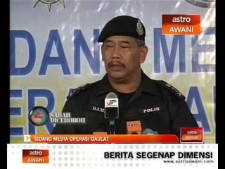 Sidang Media Ops Daulat (Rabu 27 Mac 2013, 4.40pm)