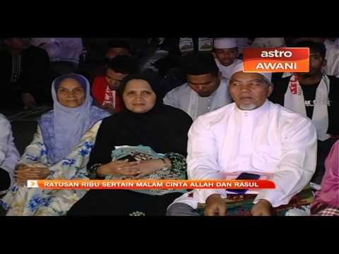 Ratusan ribu sertai Malam Cinta Allah dan Rasul