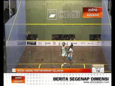 Nicol David gagal pertahankan gelaran