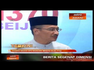 Press Conference on missing MH370, Day 14 (21/03/2014)