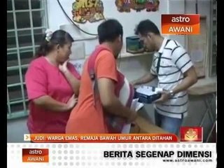 Descargar video: Judi: Warga emas, remaja bawah umur antara ditahan