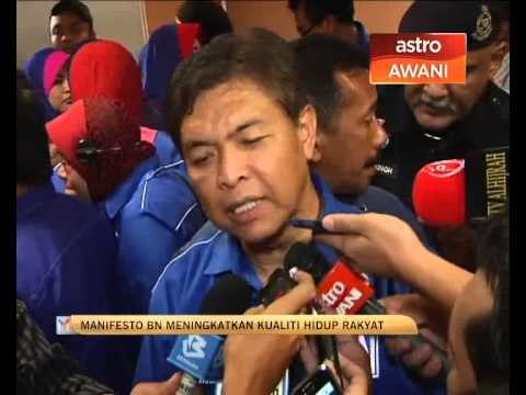 Manifesto BN meningkatkan kualiti hidup rakyat