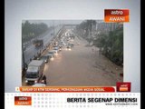 Banjir di KTM Serdang, perkongsian media sosial