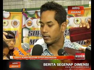 Hanya acara relevan dipertandingkan