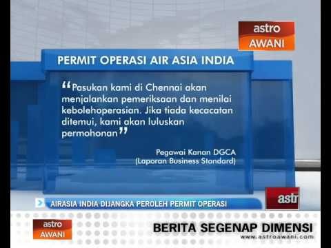 AirAsia India dijangka peroleh permit operasi