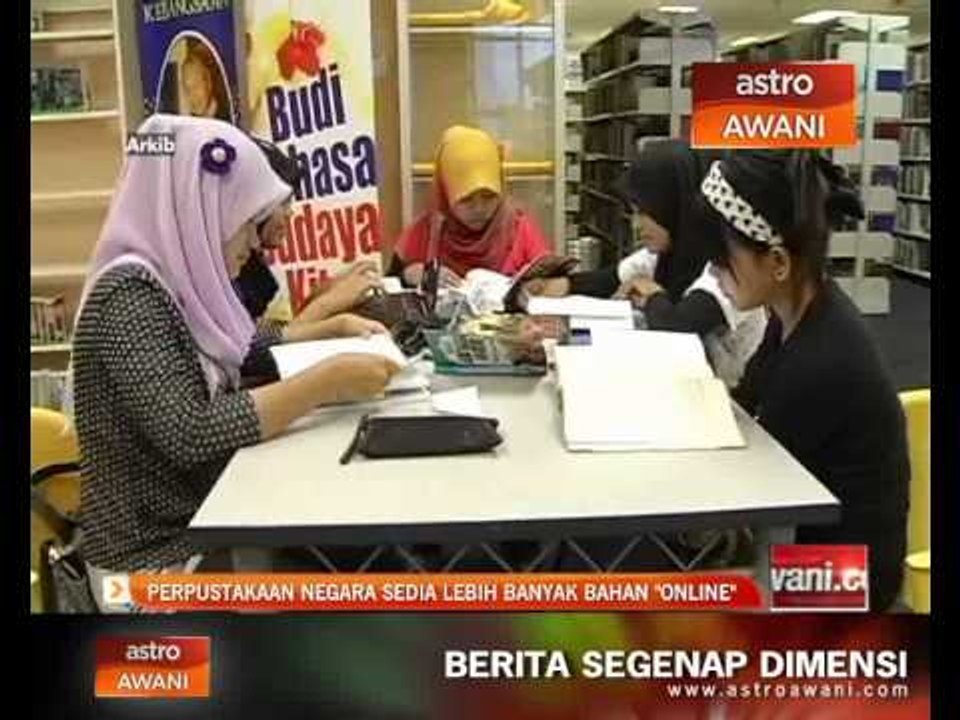 Perpustakaan Negara sedia lebih banyak bahan 'o...