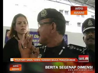 Polis nafi gagal kawal keadaan majlis pengkebumian
