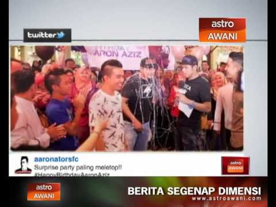 Hari jadi Aaron Aziz trending