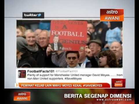 Peminat kelab lain mahu Moyes kekal, #savemoyes