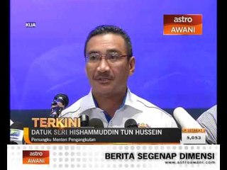Sidang media Pemangku Menteri Pengangkutan (11:25pagi, 9/3/2014)