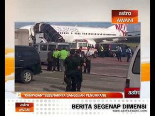 'Rampasan' pesawat Virgin Australia gangguan penumpang