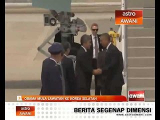 Obama mula lawatan ke Korea Selatan