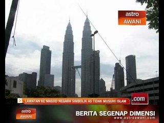 Lawatan ke Masjid Negara simbolik AS tidak musuhi Islam