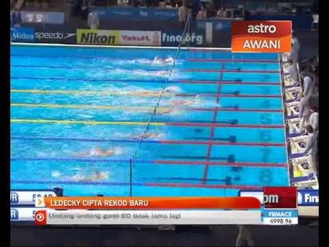 Ledecky cipta rekod baru