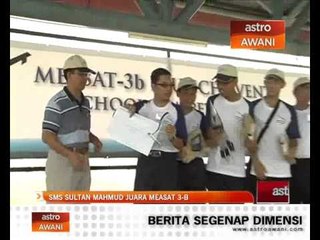 SMS Sultan Mahmud juara MEASAT 3-B