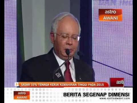 Sasar 33% tenaga kerja kemahiran tinggi pada 2015