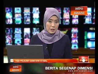 Tiga pelajar UIAM kini stabil