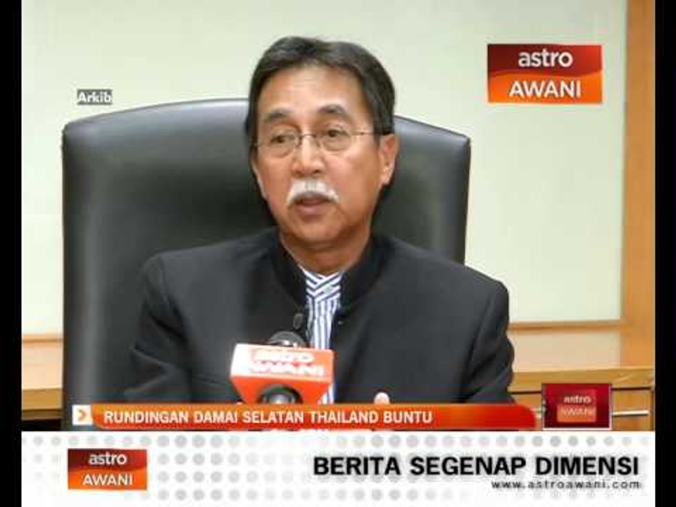 Rundingan damai Selatan Thailand buntu