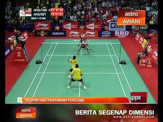 Piala Thomas: Respon hak penyiaran percuma