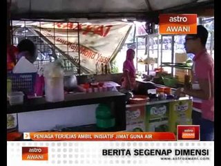 Peniaga terjejas kekurangan bekalan air