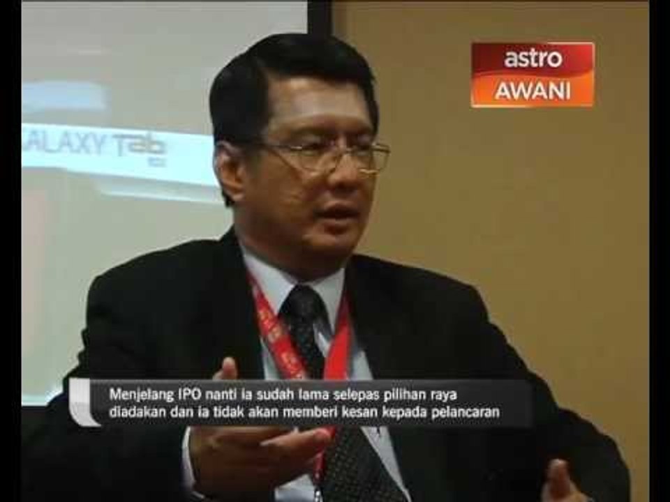 Pilihan raya tidak beri kesan kepada IPO