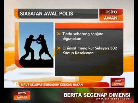 Pelajar maut selepas bergaduh dengan rakan