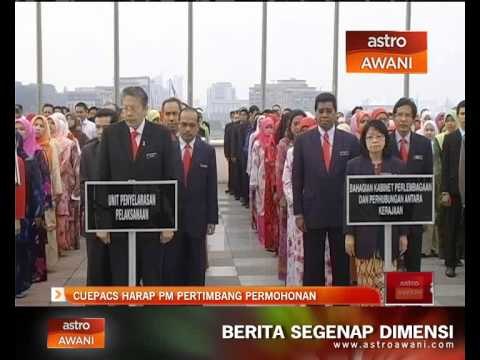 Cuepacs harap PM pertimbang permohonan