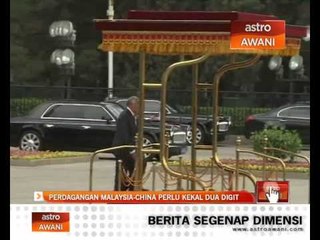 Perdagangan Malaysia-China perlu kekal 2 digit