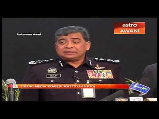 Скачать видео: Sidang Media Tragedi MH370 (25/3/2014, 5:43 petang)