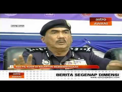 Kes pil kuda di Kelantan membimbangkan