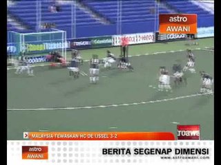 Malaysia tewaskan HC De Ijssel 3-2
