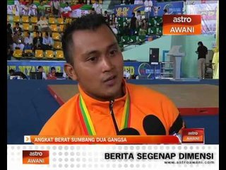 Angkat berat sumbang dua gangsa