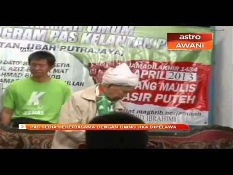 PAS sedia bekerjasama dengan UMNO jika dipelawa