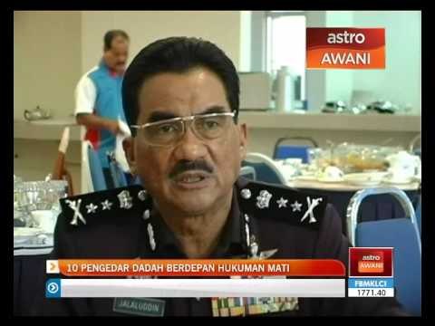 10 pengedar dadah berdepan hukuman mati