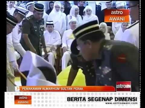 Upacara pemakaman Sultan Perak, Almarhum Sultan Azlan Shah