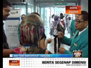 MAS tidak akan tutup - kerajaan