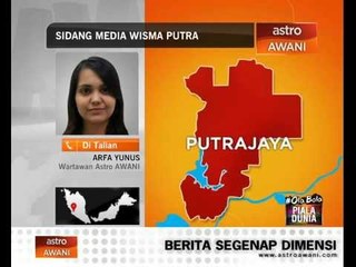 Sidang media di Wisma Putra bersama Arfa Yunus