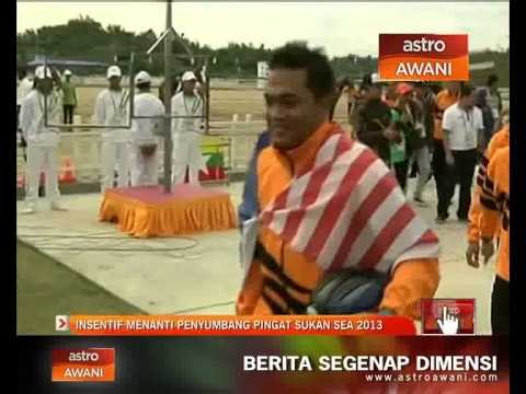 Insentif menanti penyumbang pingat Sukan SEA 2013