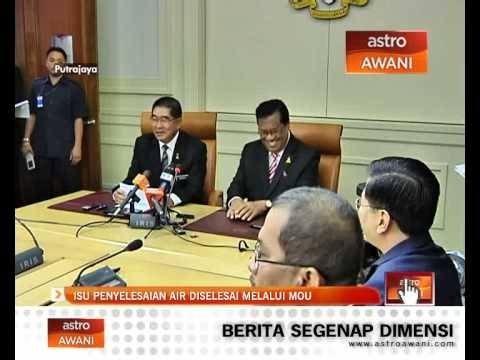Kerajaan Persekutuan, Selangor capai persefahaman selesai isu air