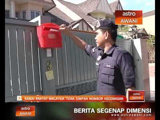 Ramai rakyat Malaysia tidak simpan nombor kecemasan