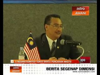 下载视频: 5 negara komited terus bantu pencarian MH370