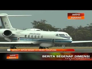 Satelit Jepun kesan 10 objek terapung