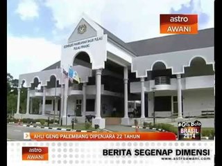 Ahli Geng Palembang dipenjara 22 tahun