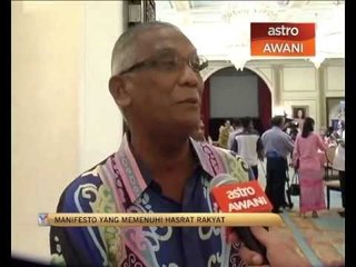 Manifesto yang memenuhi hasrat rakyat